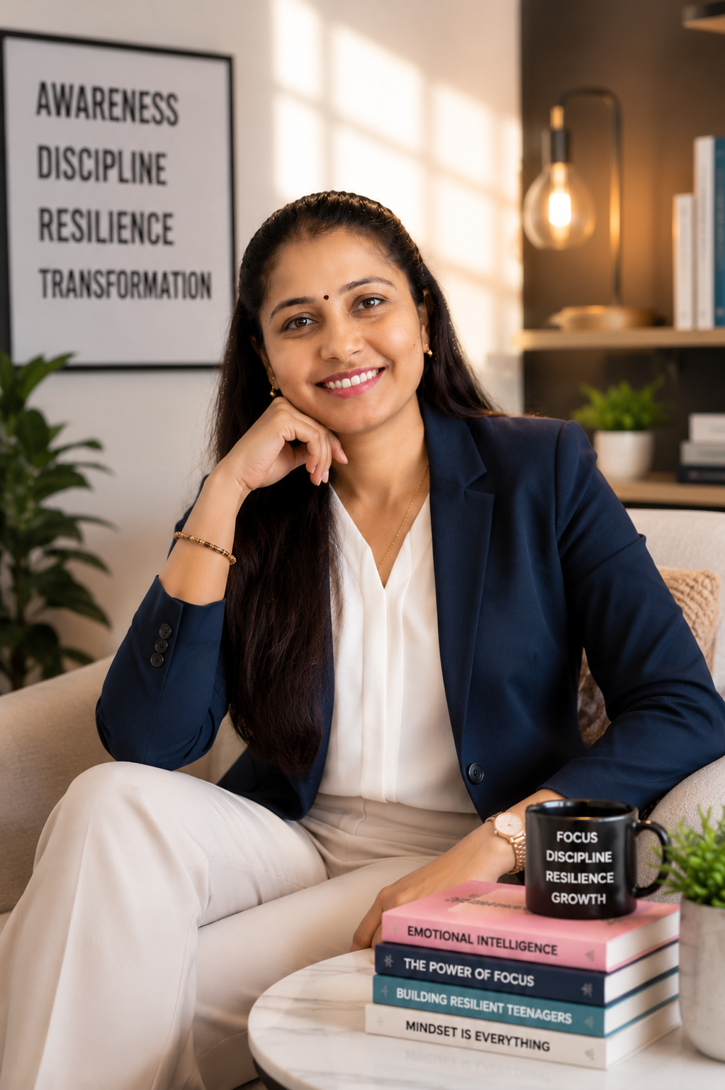 Portrait of Dr. Madhu Anjimati, founder of SooperMind